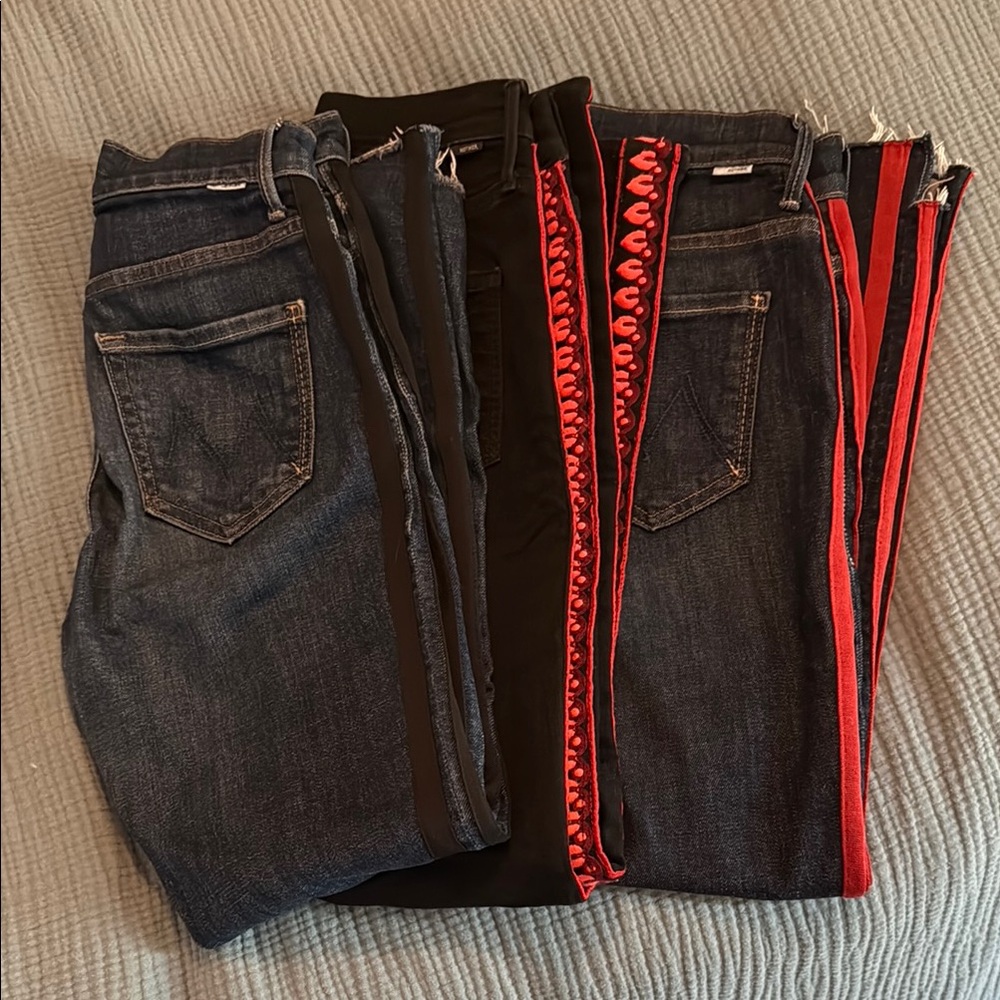 Mother Denim Bundle of 3 Pairs, Size 24